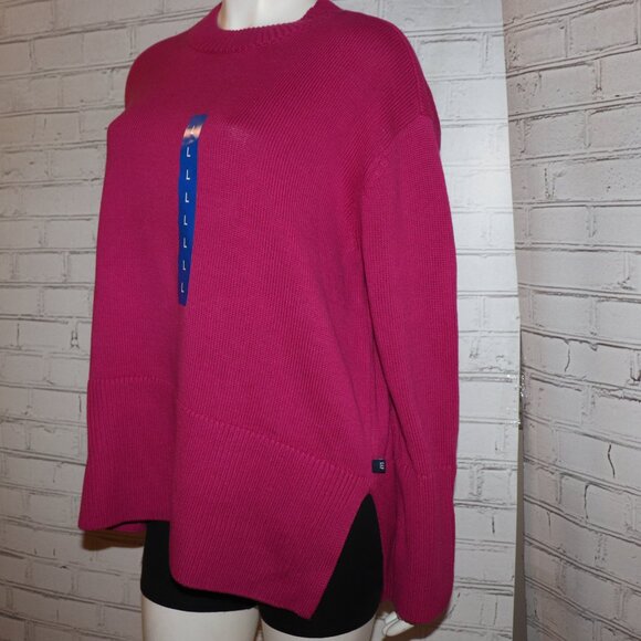 💖 GAP Bright Pink Sweater – NWT – Size L New with Tags · V-Neck · Soft Knit - Picture 4 of 7